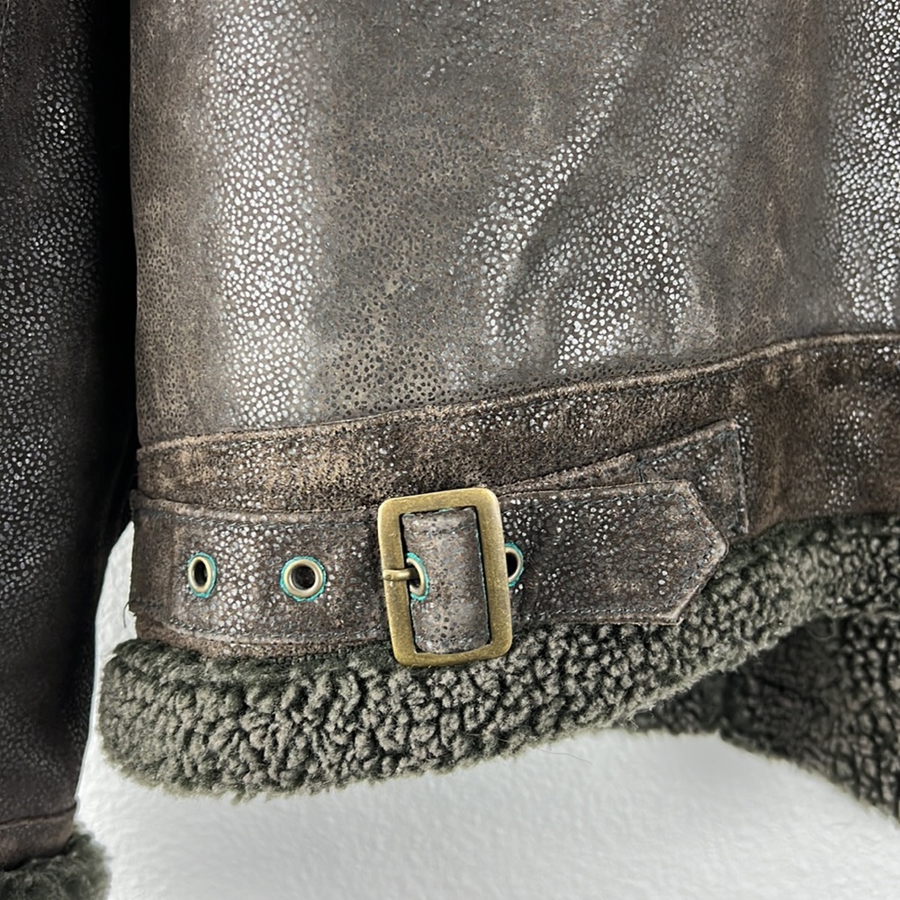 Wilsons Leather Brown Bomber Jacket - Picture 10 of 16